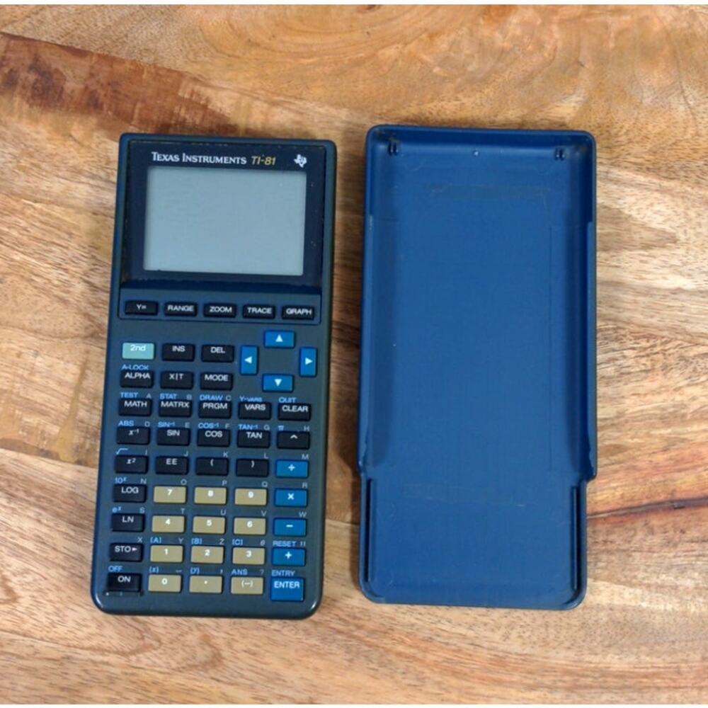 Texas Instruments TI-81 Graphing Scientific Calculator Hardcase